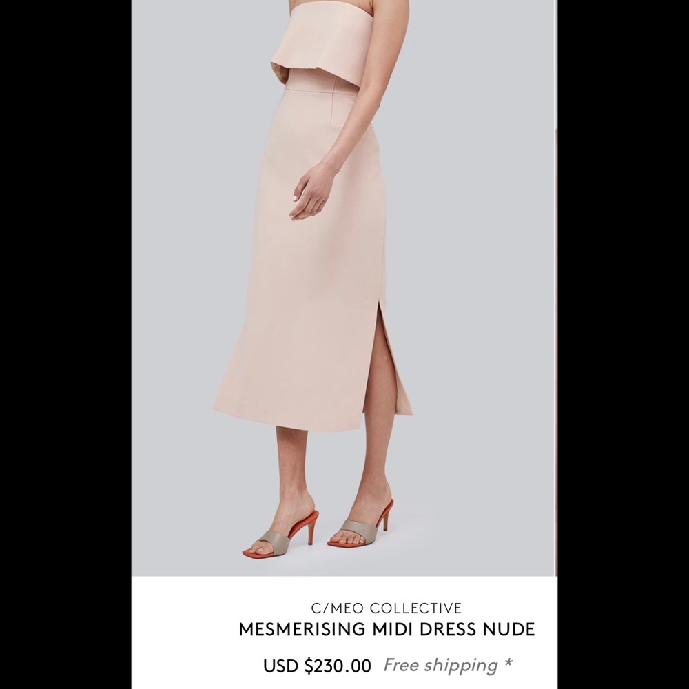 Stunning C/Meo collective dress